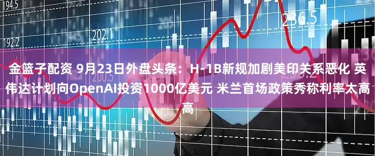 金篮子配资 9月23日外盘头条：H-1B新规加剧美印关系恶化 英伟达计划向OpenAI投资1000亿美元 米兰首场政策秀称利率太高